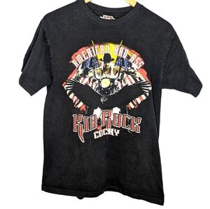Vintage Y2K Kid Rock Cocky American Badass 2002 tour band T-shirt Mens Large